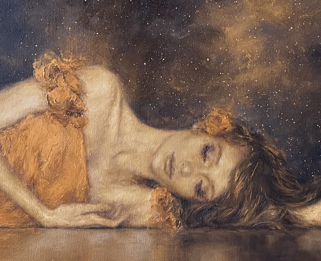 Acrista-Art-Rain-of-Stars-100x70cm-detail